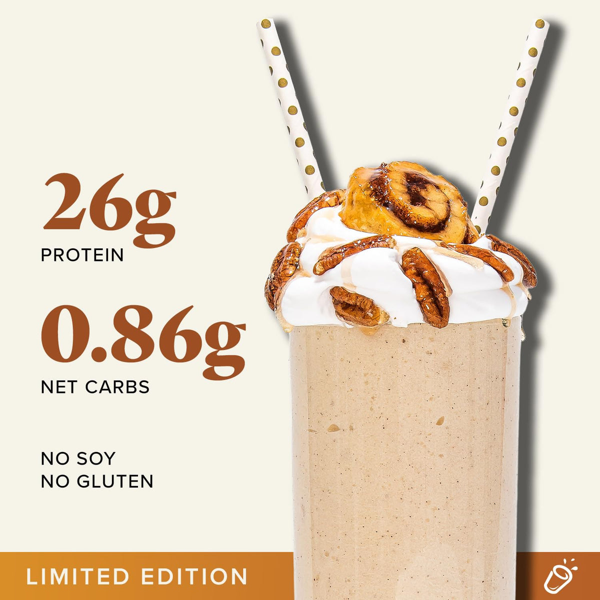 Keto Chow Chocolate Peanut Butter Meal Replacement Shake Powder, 3 Meals