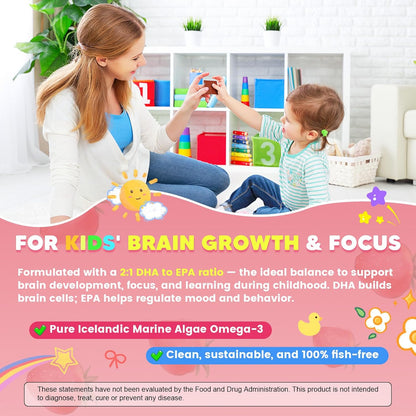 Kids Methylated Multivitamin Gummies with Omega 3, 16 Vitamins, Sugar Free | Multivitamin for Kids & Teens 4+ w/L Methylfolate & B12, Calcium, Probiotics, Elderberry, for Healthy Growth, Immune Support