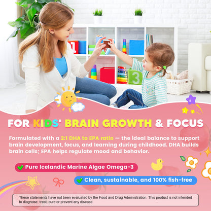 Kids Methylated Multivitamin Gummies with Omega 3, 16 Vitamins, Sugar Free | Multivitamin for Kids & Teens 4+ w/L Methylfolate & B12, Calcium, Probiotics, Elderberry, for Healthy Growth, Immune Support