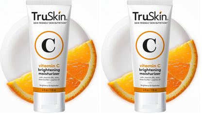 TruSkin Vitamin C Face Cream - Brightening Daily Moisturizer, 2 fl oz | Vitamins C & E, B5, Jojoba Oil & Green Tea to hydrate, nourish and support smooth, radiant-looking skin