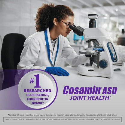 Nutramax Cosamin ASU Faster-Acting Joint Health Supplement, 230 Capsules | Faster-Acting Formula with Glucosamine, Chondroitin, ASU, and Boswellia for Joint Support, Third Party Tested