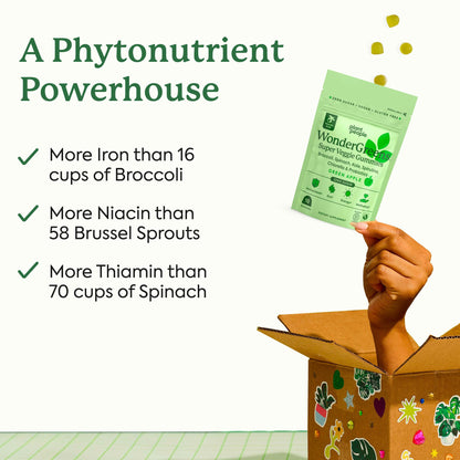 Plant People WonderGreens Veggie Gummies, Super Greens & Probiotics, 60ct