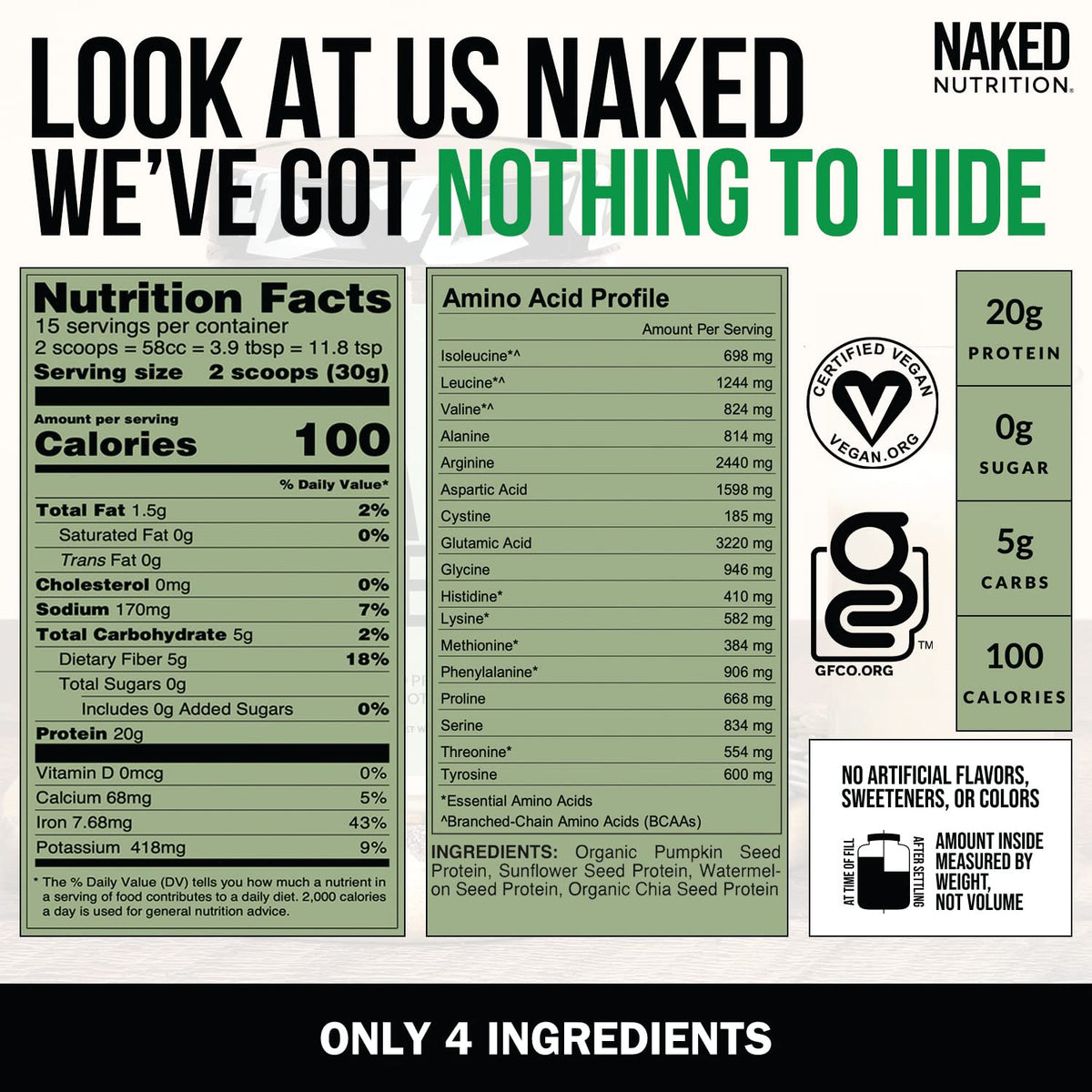 Vegan Protein Bundle: Naked Seed and 1LB Naked Rice