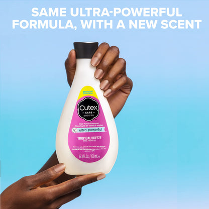 Cutex Gel Nail Polish Remover, Ultra-Powerful & Removes Glitter and Dark Colored Paints