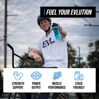 Evlution Nutrition Creatine 5000 - Supports Faster Recovery Lean Muscle Growth & Performance - Pre & Post Workout Powder - 5000mg Pure Creatine Monohydrate Per Serving - 60 Servings - Unflavored