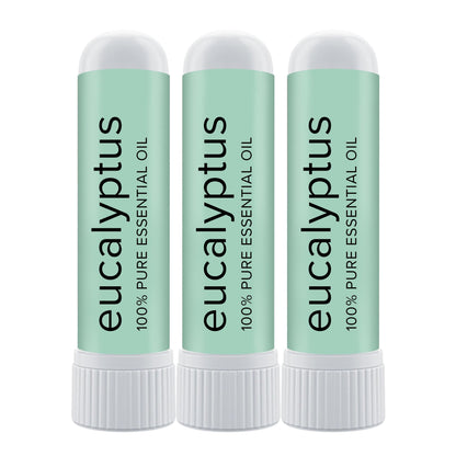 MOXĒ Eucalyptus Essential Oil Nasal Inhaler, Sinus & Congestion Relief, Daily Relaxation, Stress Relief,