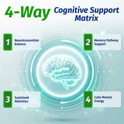 1 Body Brain Support - Bacopa Monnieri, Lion’s Mane for Memory & Focus