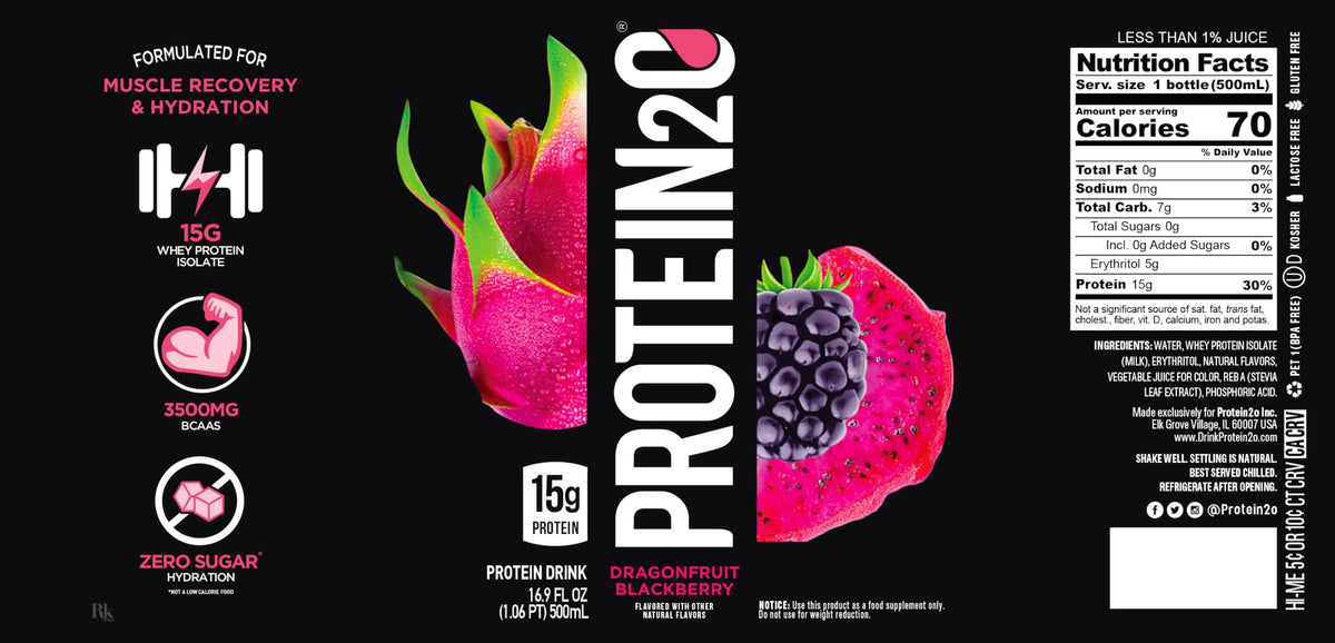 Protein2o 15g Whey Protein Isolate Infused Water, Ready To Drink, Sugar Free, Gluten Free