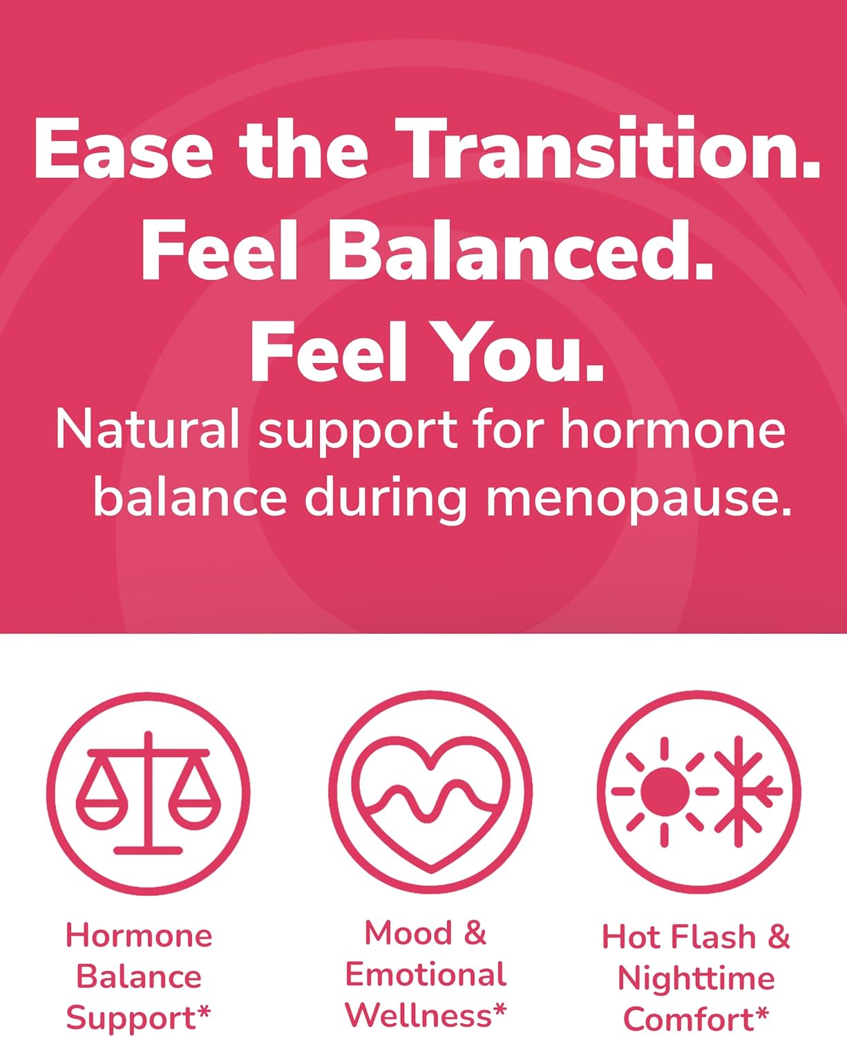 Lunakai USA Made Menopause Relief Gummies – Natural Menopause Supplements for Women with Black Cohosh & L-Theanine – Daily Support for Hot Flashes, Night Sweats & Hormonal Balance, 60ct