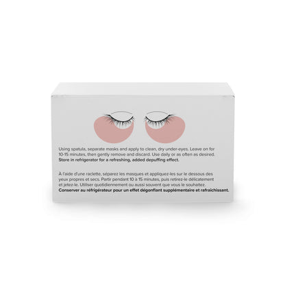 DRMTLGY Brightening Eye Masks - Caffeine Eye Masks for Dark Circles and Puffiness