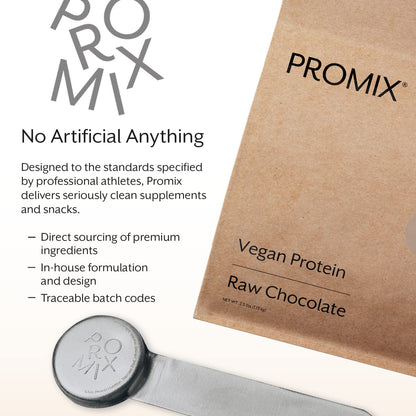 ProMix Nutrition Plant-Based Vegan Protein Powder, Vanilla - Pea Protein & Vitamin B-12 - Post Workout Fitness & Nutrition Shakes, Smoothies, Baking & Cooking Recipes - 2.5 Pound (Pack of 1)