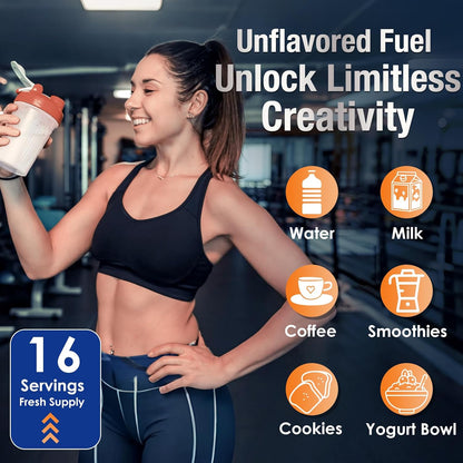 DRFOSTER Whey Protein Isolate Powder Unflavored, 26g Protein, 1.1 lbs | Grass Fed Whey Isolate, Muscle Recovery & Growth, Fitness Goal, Post-Workout, Sugar Free, Keto Friendly, Non-GMO, Low Calorie