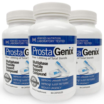 ProstaGenix Multiphase Prostate Supplement Capsule -3 Bottles- Featured on Larry King 