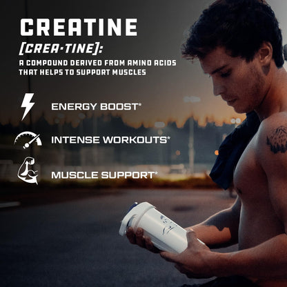 Cutler Nutrition Pure Creatine Monohydrate Powder, 5g, 50 Servings, 8.81 oz | Unflavored | Micronized creatine powder for strength, muscle growth, workout performance and post-workout recovery