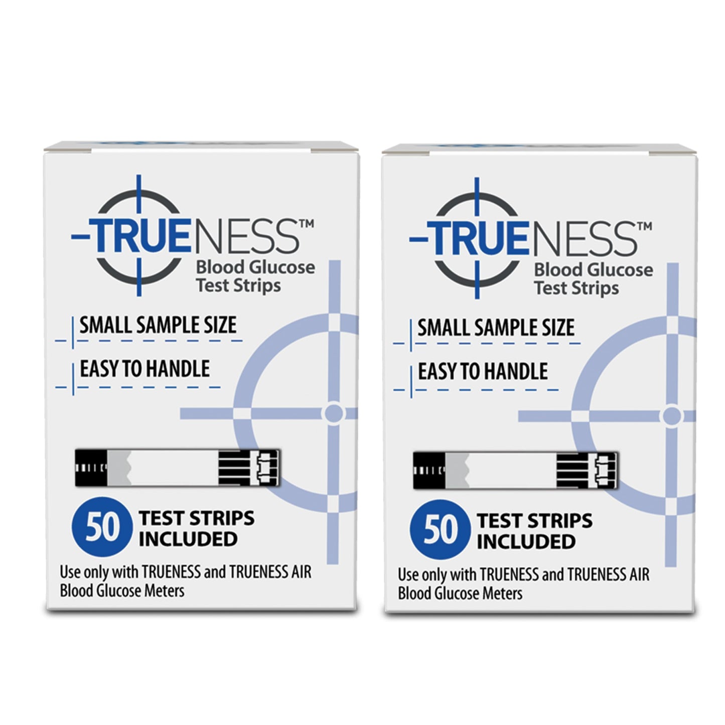 TRUENESS Blood Glucose Test Strips, 50 Count | Blood Glucose Test Strips Compatible with TRUENESS Family of Self Monitoring Blood Glucose Meters, Fast 5 Second Results