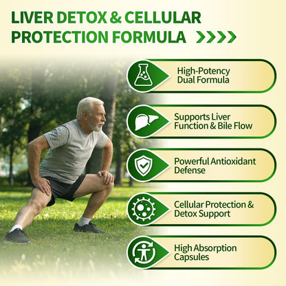 VivoNu TUDCA 625mg + NAC 375mg Supplement Complex Capsules, TUDCA Bile Salt + N Acetyl Cysteine, Antioxidant Supplements for Liver&Lung&Digestion&Gallbladder Cleanse(180 Capsules)