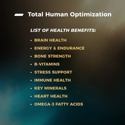 ONNIT Total Human Day and Night Vitamin Packs for Men and Women,Capsule, 30-Day