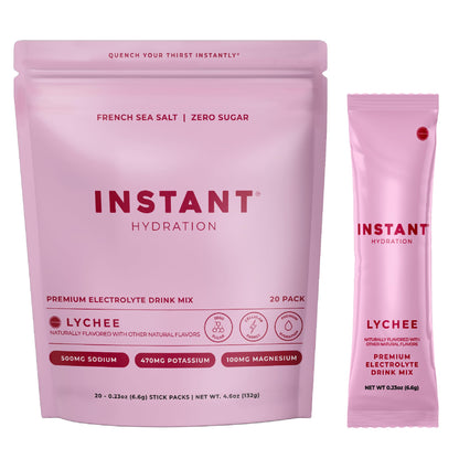 Instant Hydration Sugar Free Electrolytes Powder Packets Variety Pack - Watermelon, Raspberry, Lemon Lime Drink Mix & Travel Essentials with Magnesium and Potassium - Post Workout Recovery - 20 Sticks