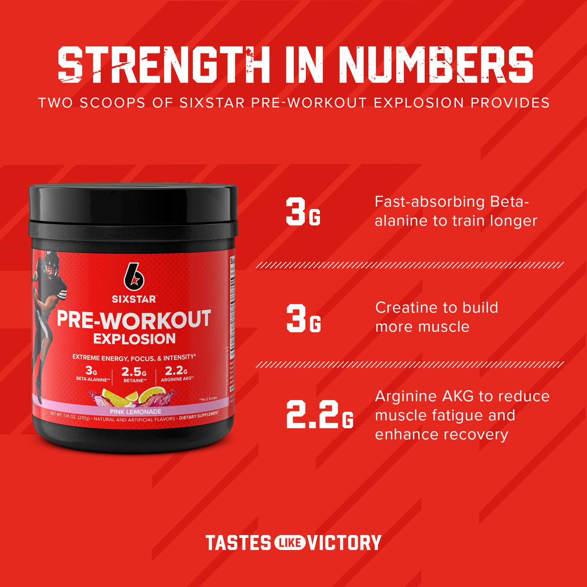 Six Star Pre Workout PreWorkout Explosion Pre Workout Powder for Men & Women PreWorkout