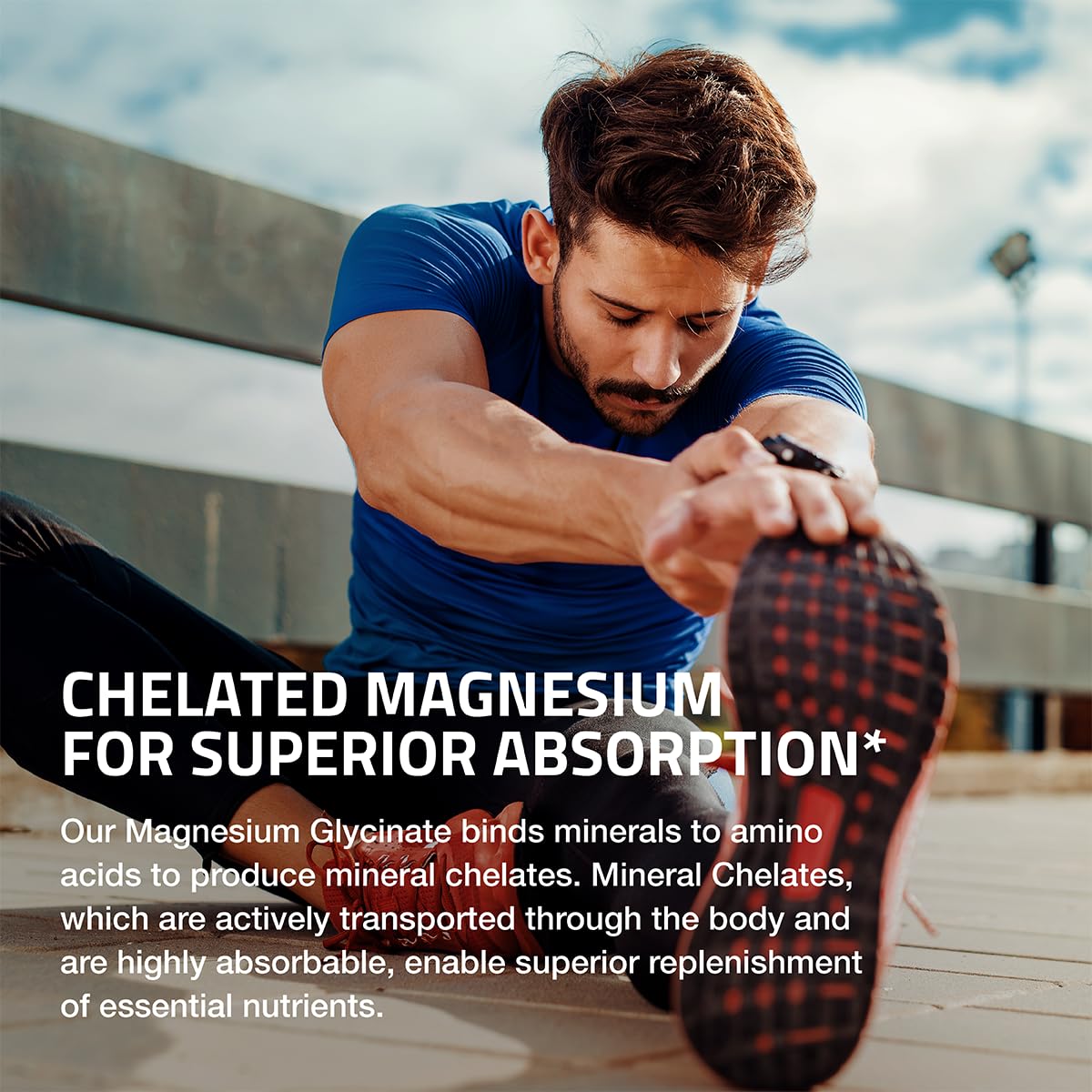 Bronson Magnesium Glycinate 200 MG Chelated High Absorption, 60 Capsules | Stress Relief, Sleep, Heart Health, Nerves, Muscles, and Metabolism Support, Vegetarian, Non-GMO, Gluten Free, Soy Free