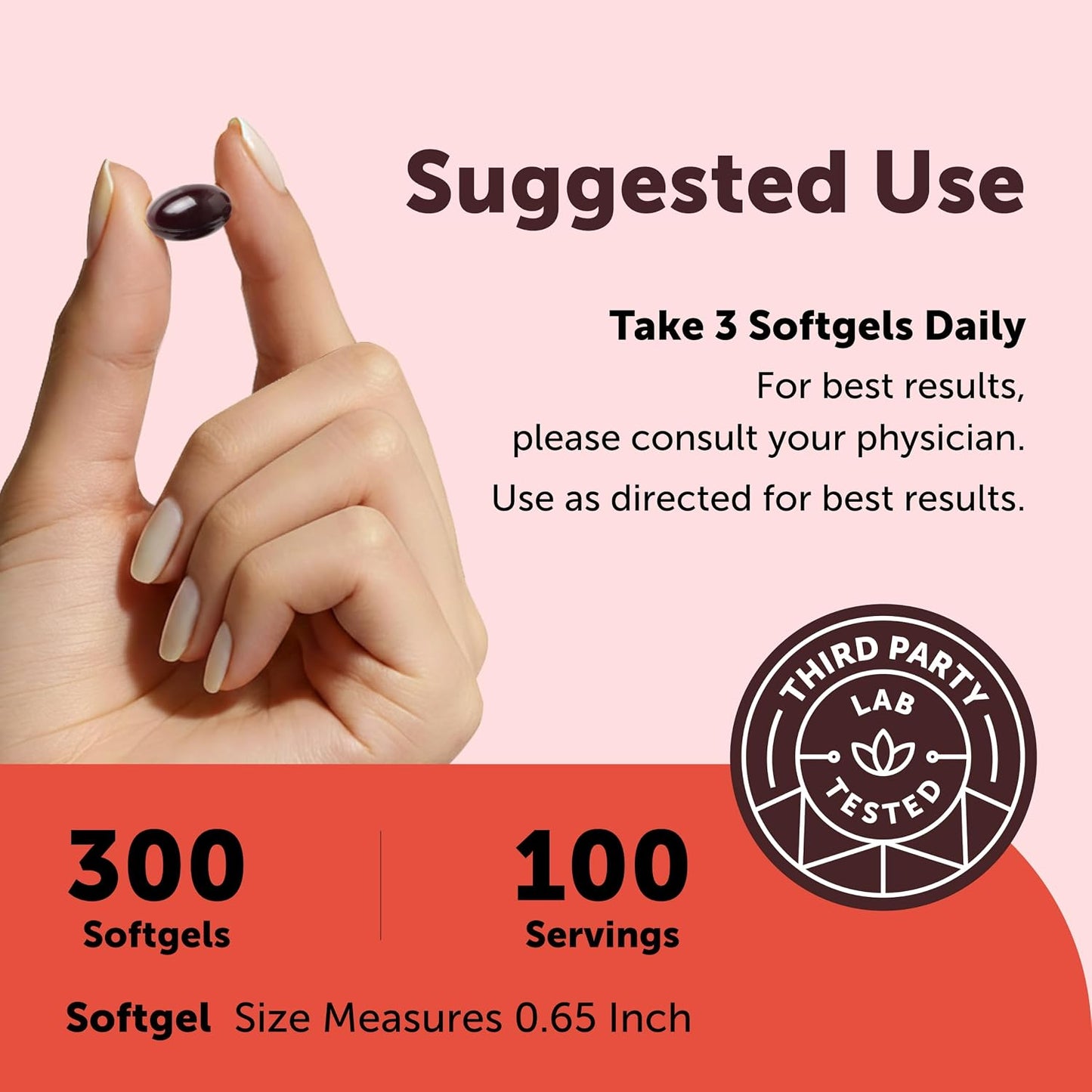 Tart Cherry+ with Magnesium Glycinate & 95% Turmeric Curcumin, 300 Softgels | Made with Black Seed Oil | Tart Cherry Extract Supplement | 3-in-1 Herbal & Mineral Complex | Non-GMO, Gluten Free