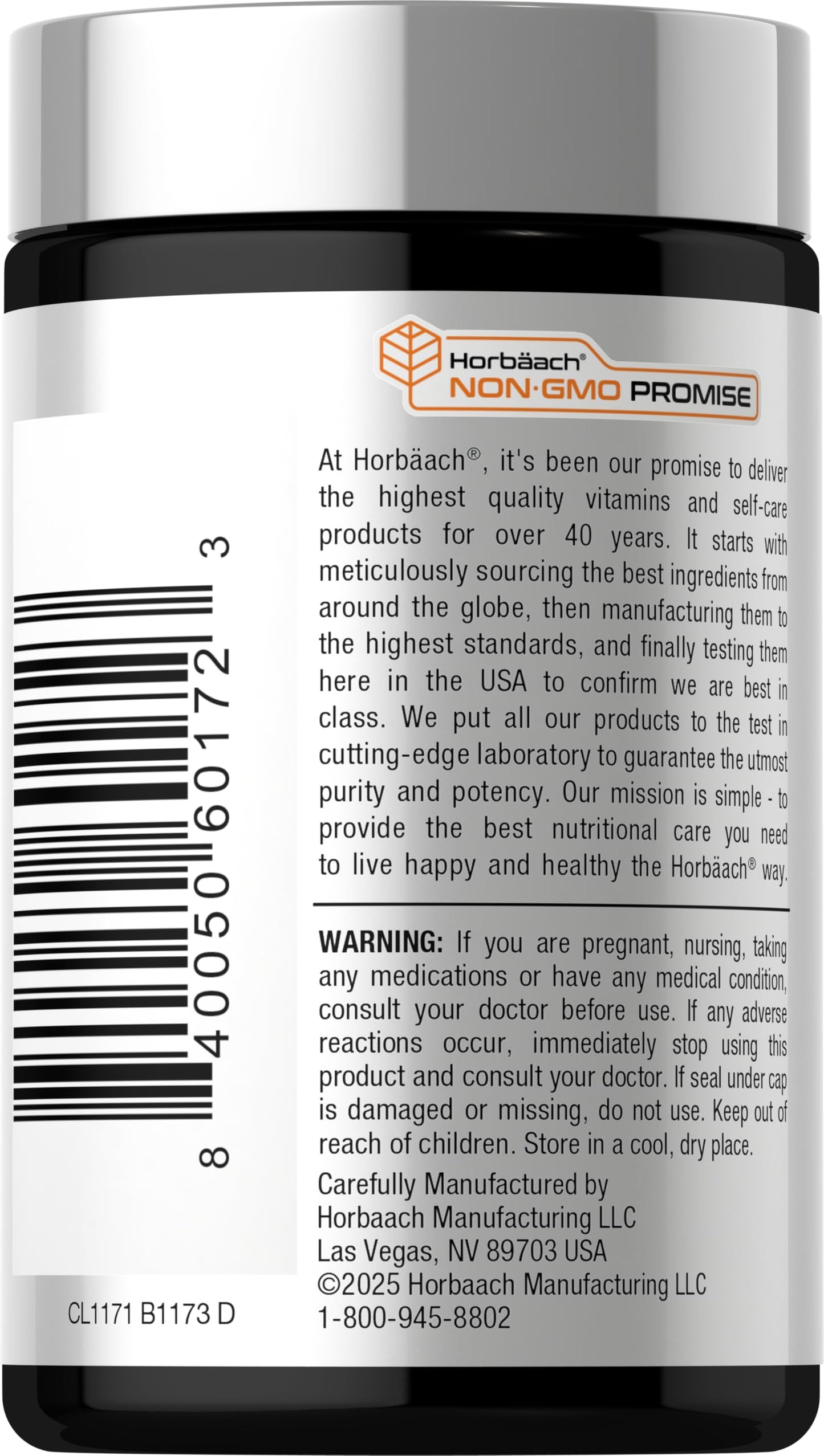 Horbäach B12 Vitamin 5000 mcg | 120 Fast Dissolve Tablets | Sublingual Methylcobalamin | Natural Berry Flavor | Vegan, Non-GMO & Gluten Free Supplement