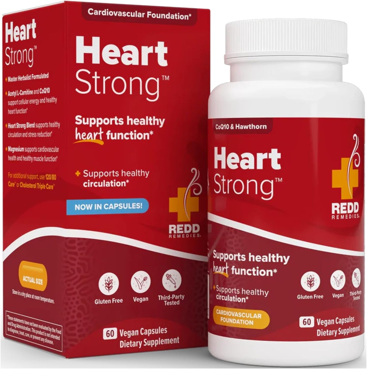 Redd Remedies Heart Strong, 60 CT