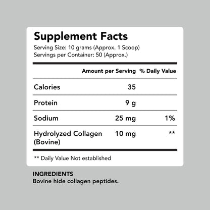 AMANDEAN Collagen Peptides Powder, Grass-Fed, Hydrolyzed, Type 1 & 3, 1kg
