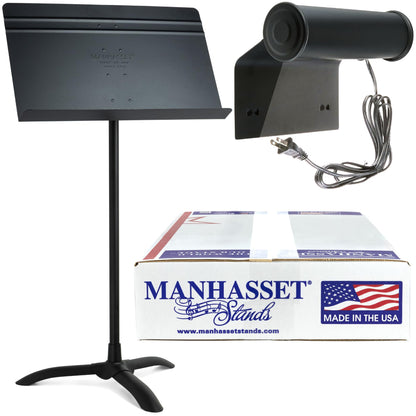 Manhasset Music Stand for Sheet Music - 48 Symphony Model - Long Lasting, Durable Manhasset Stand - Adjustable Height - 26" to 48" - Made in the USA