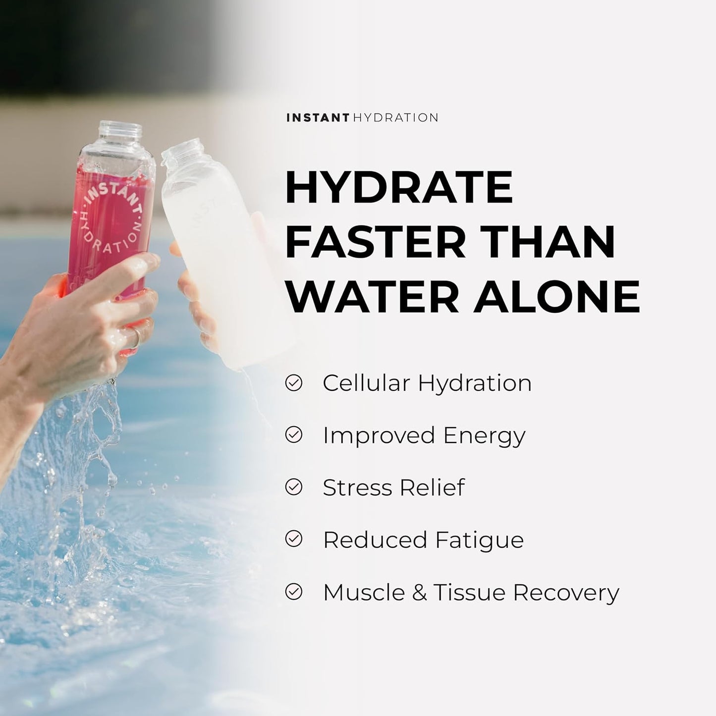 Instant Hydration Electrolytes Powder Packets - Variety Pack - Zero Sugar - Keto, Vegan, Gluten-Free, Non-GMO - Boost Recovery, Brain Function, Muscle & Tissue Health - 12 Sticks
