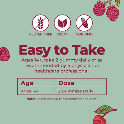 MARYRUTH'S Multivitamin Gummies for Women Ages 14+ | Immune Support | Hair & Skin Health | Reproductive Health | Vitamin A C D E B6 B12 Biotin Zinc Iodine | Organic | Vegan | Non-GMO | 60 Count