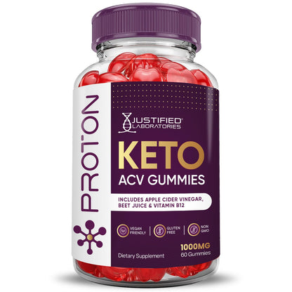 (3 Pack) Proton Protein Keto ACV Gummies Advanced Formula 1000MG Proton Keto