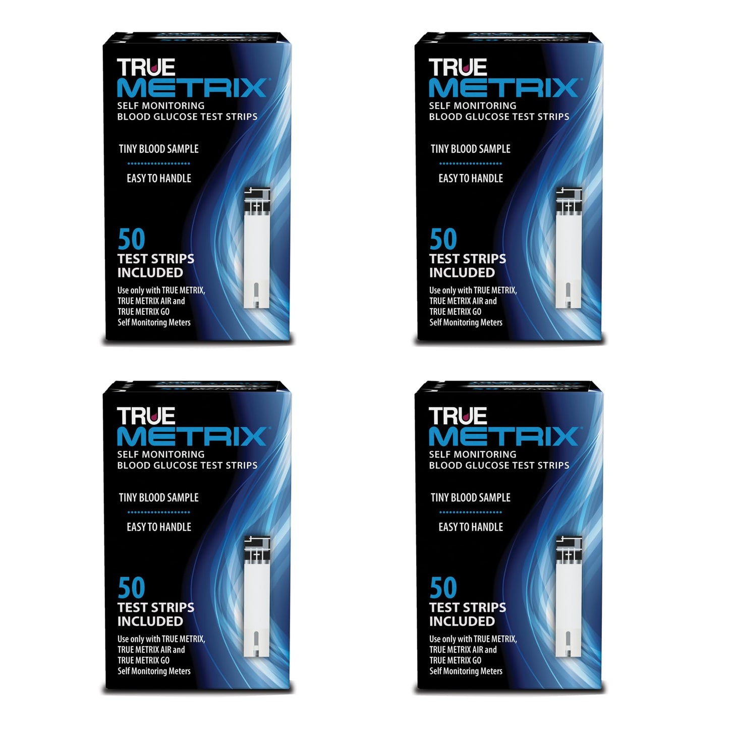 TRUE METRIX Self Monitoring Blood Glucose Test Strips, 100 Count | Blood Glucose Test Strips Compatible with TRUE METRIX Family of Self Monitoring Blood Glucose Meters, Value Pack