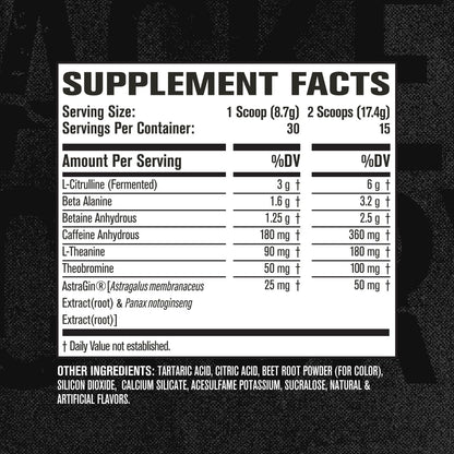 NITROSURGE Pre Workout Supplement - Endless Energy, Instant Strength Gains
