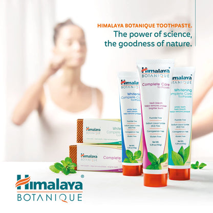 Himalaya Botanique Complete Care Toothpaste, Herbal Variety 4 Pack, 5.29 oz