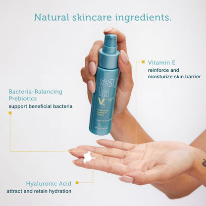 SAY LA V. Hydrating Veauty Cream, Intimate Vulva Moisturizing Skincare for Dryness with Prebiotics