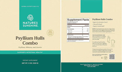 Nature's Sunshine Psyllium Hulls Combination 11 Oz