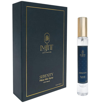 Serenity deep sleep pillow spray - 100% Natural Blend of 11 Essential Oils with Lavender & Chamomile. Calming aromatherapy pillow spray for sleeping to create a relaxing atmosphere (10ml)