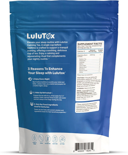 Wellamoon Sleep Patches & Lulutox Sleep Tea Bundle (28 Patches & 28 Servings)