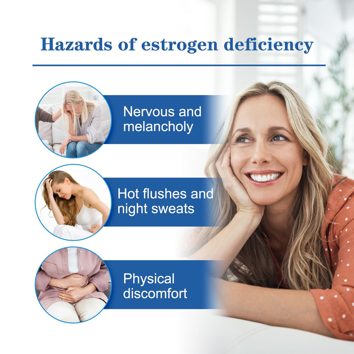 Menopause Relief Cream 2000mg Reduces Female Menopause Fatigue Night Sweats Mood Swings