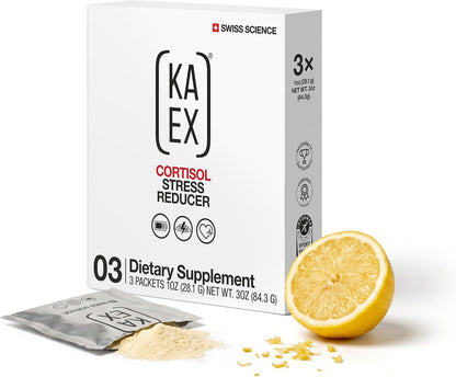 KA EX Cortisol Stress Reducer+ Powder, Post-Workout Recovery (3 Pack)