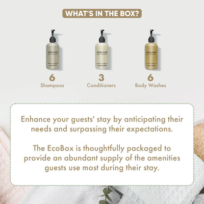 Terra Pure 1-Shoppe | Spa Collection 15 Piece Ecobox All-In-Kit | Green Tea Lemongrass