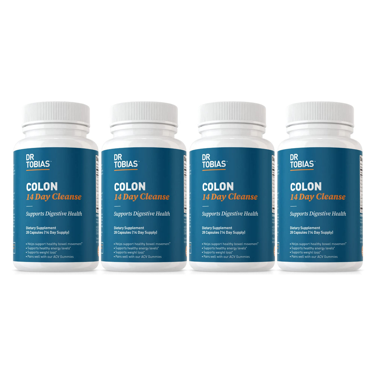 Dr. Tobias Colon 14 Day Cleanse, Advanced Gut Cleanse Detox 28 Capsules