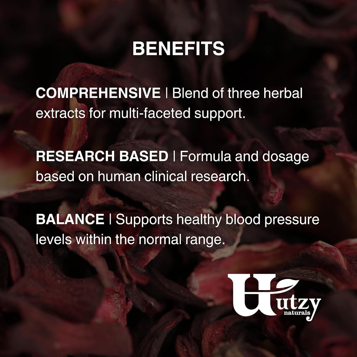 Utzy Naturals Hiburil | Heart & Circulation Support | 90 Capsules