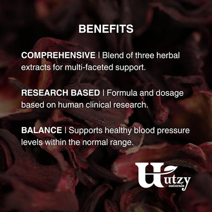 Utzy Naturals Hiburil | Heart & Circulation Support | 90 Capsules