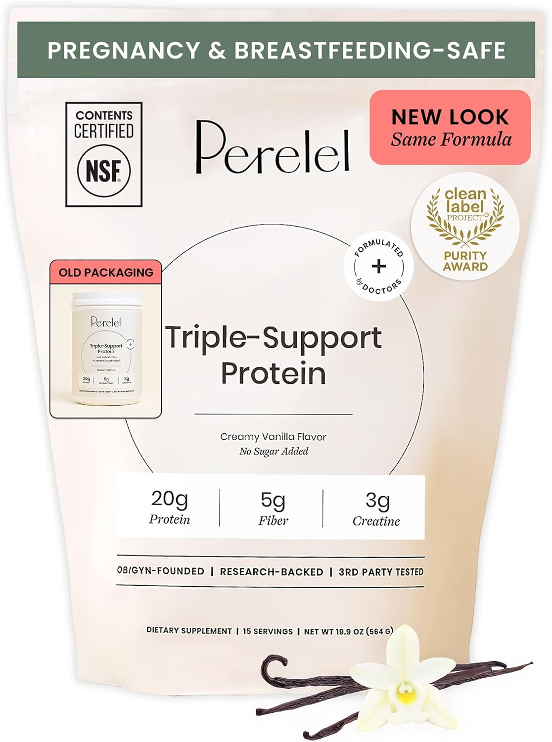 Perelel Hormone Balance Support & Triple-Support Protein Bundle