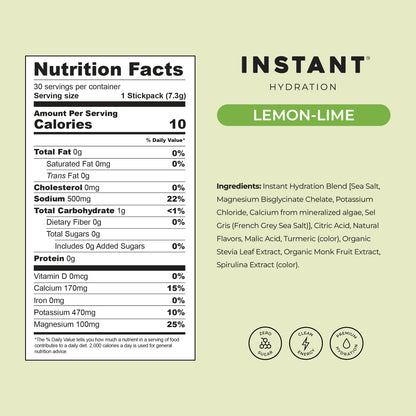 Instant Hydration Electrolytes Powder Packets - Watermelon Electrolyte Drink Mix - Zero Sugar - Keto, Vegan, Gluten-Free, Non-GMO - Boost Recovery, Brain Health, Muscle & Tissue Support- 30 Sticks