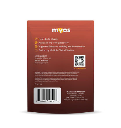 MYOS Equine Muscle Formula - 30 Servings Bucket with Individual Serving Packs