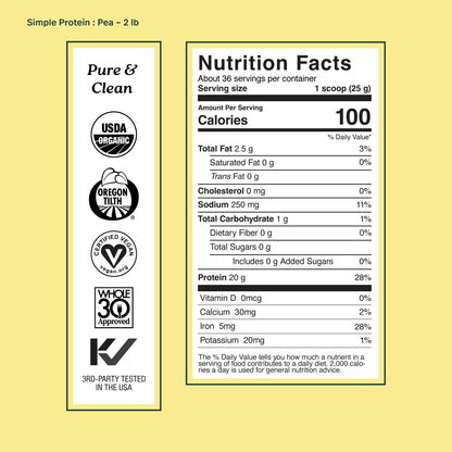 Sprout Living Organic Pumpkin Seed Protein Powder, Unflavored, 20 Grams of Plant Based Protein Powder Without Artificial Sweeteners, Non Dairy, Non-GMO, Vegan, Gluten Free (1 Pound, 14 Servings)