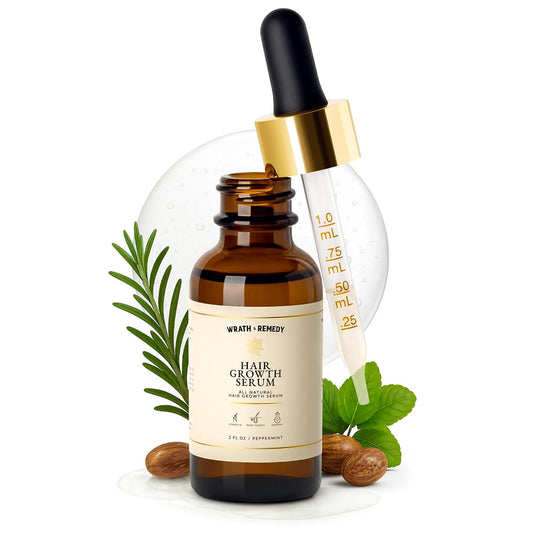 Hair Growth Serum Women & Men — USDA Organic Natural Scalp Serum (30 ml) | Tricho10™ with 10 Botanical Oils for Reduced Shedding, Improved Hair Density & Visible Hair Growth in 90 Days(All Hair Types)